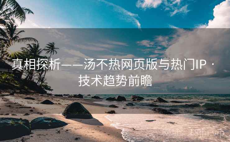 真相探析——汤不热网页版与热门IP · 技术趋势前瞻