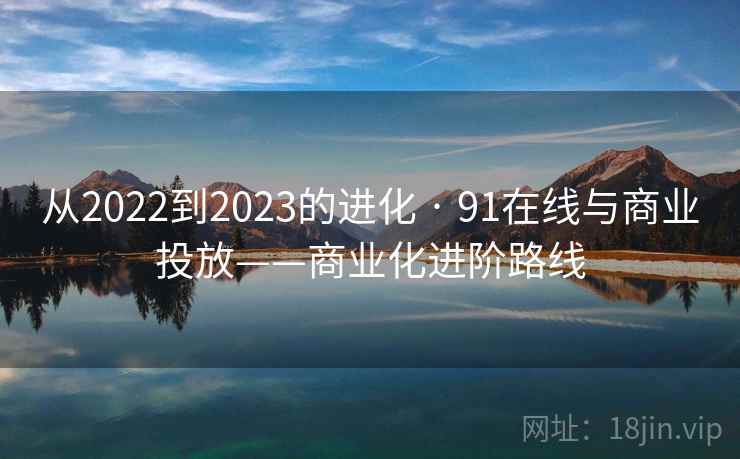 从2022到2023的进化 · 91在线与商业投放——商业化进阶路线 从2022到2023的进化 · 91在线与商业投放——商业化进阶路线