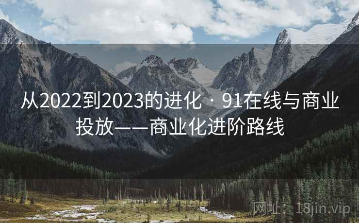 从2022到2023的进化 · 91在线与商业投放——商业化进阶路线 从2022到2023的进化 · 91在线与商业投放——商业化进阶路线