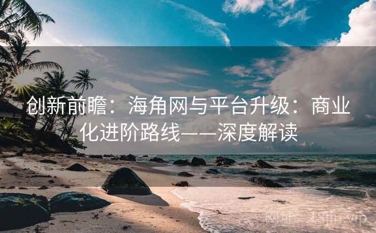 创新前瞻:海角网与平台升级:商业化进阶路线——深度解读 创新前瞻:海角网与平台升级:商业化进阶路线——深度解读